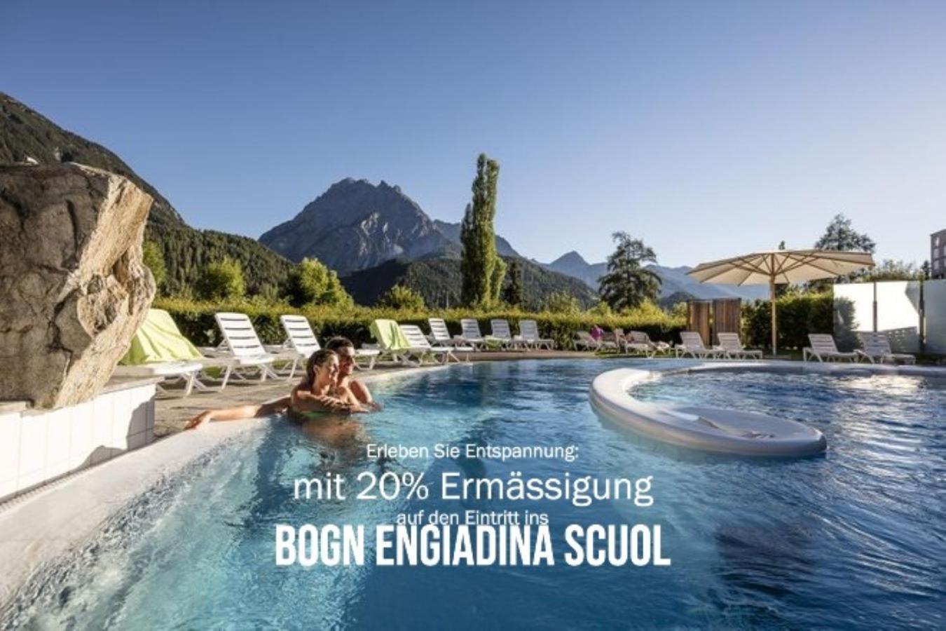 Curuna Hotel-Garni B&B Scuol Exterior foto